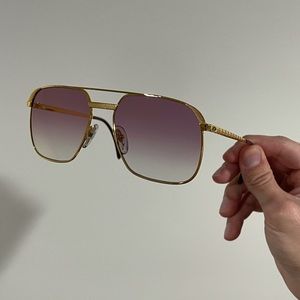 Vintage Hilton Sunglasses
Class 10 995 E26 24kt Gold / Purple Gradient Lens